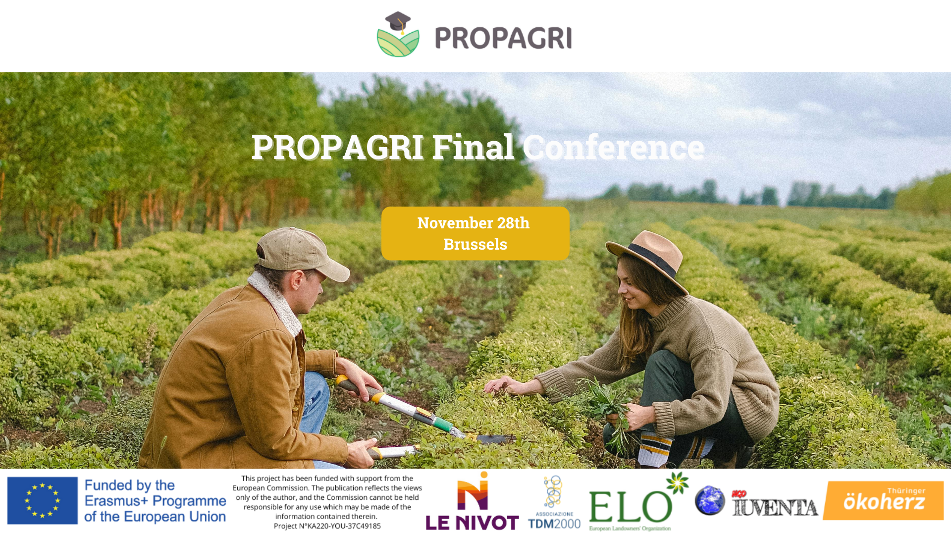 Save the date! PROPAGRI Final Conference