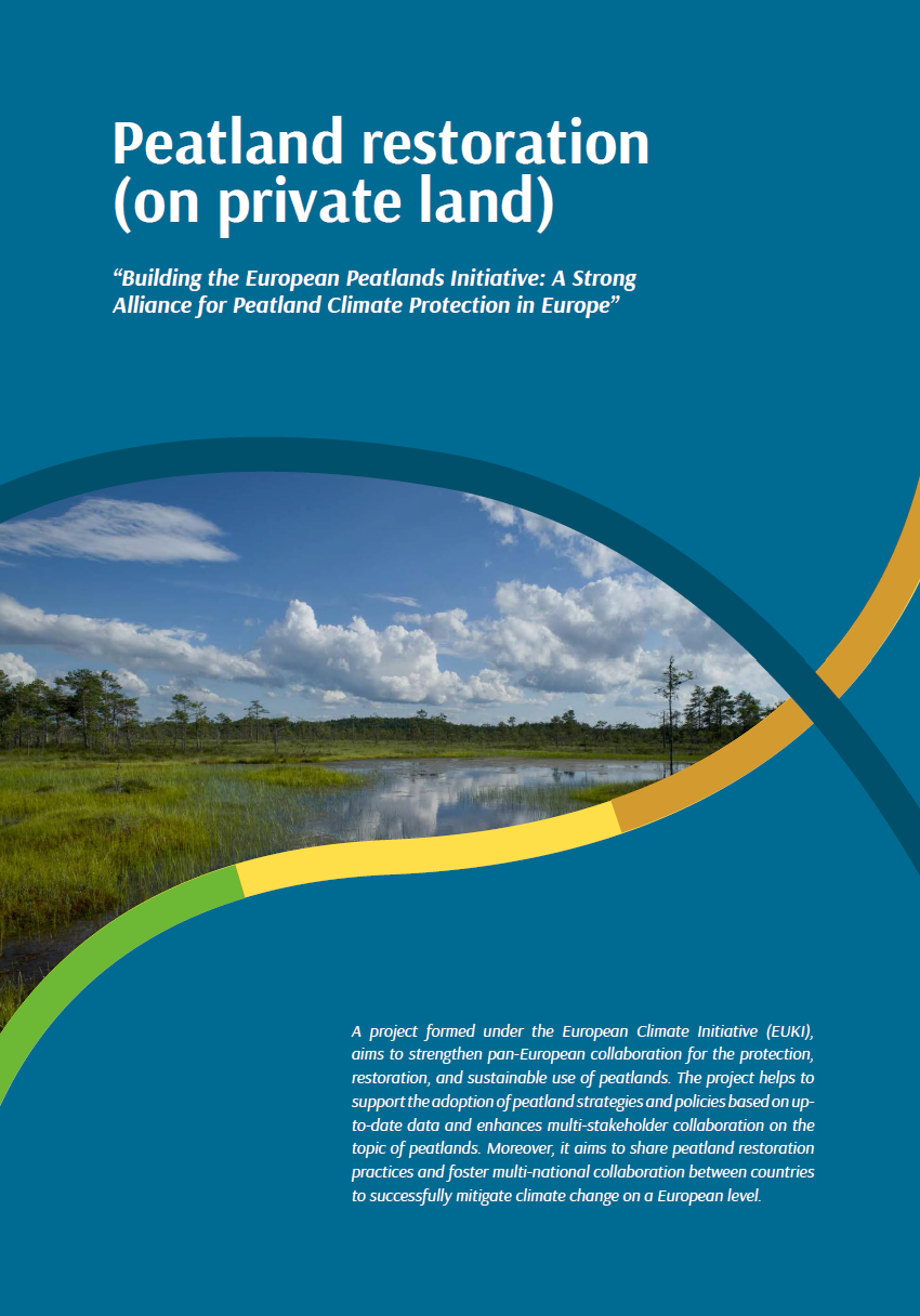 Peatland Restoration Brochure Cover